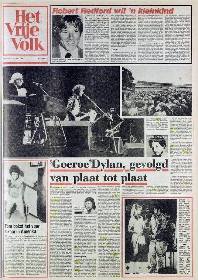 het vrije volk Bob Dylan cover story