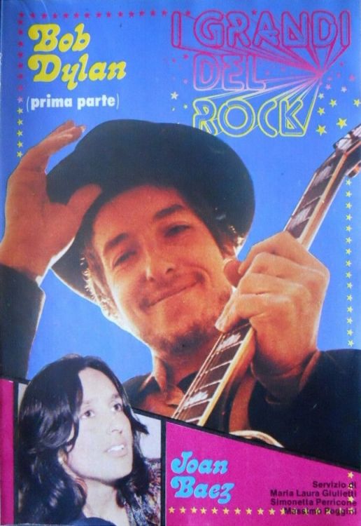 i grandi del rock magazine Bob Dylan front cover