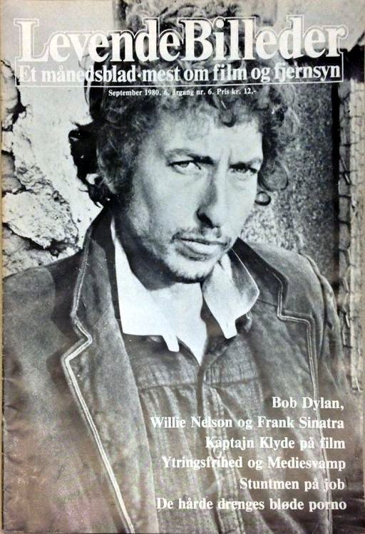 levende billeder magazine Bob Dylan front cover