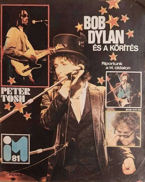 im hungary magazine Bob Dylan front cover