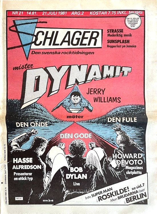 Schlager Bob Dylan front cover