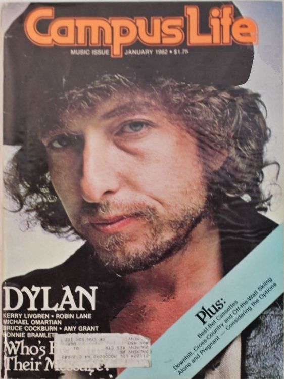 campus life magazine Bob Dylan front cover