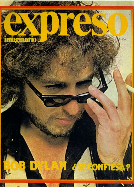 expreso imaginario magazine Bob Dylan front cover