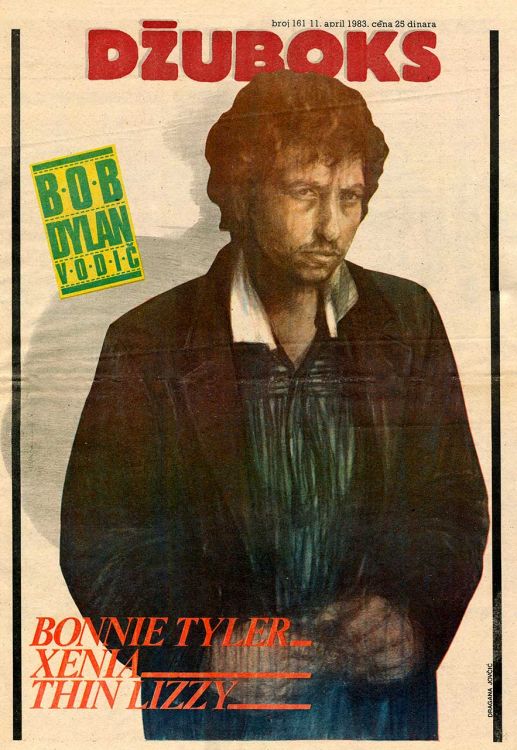 dzuboks magazine #161 1983 Bob Dylan front cover