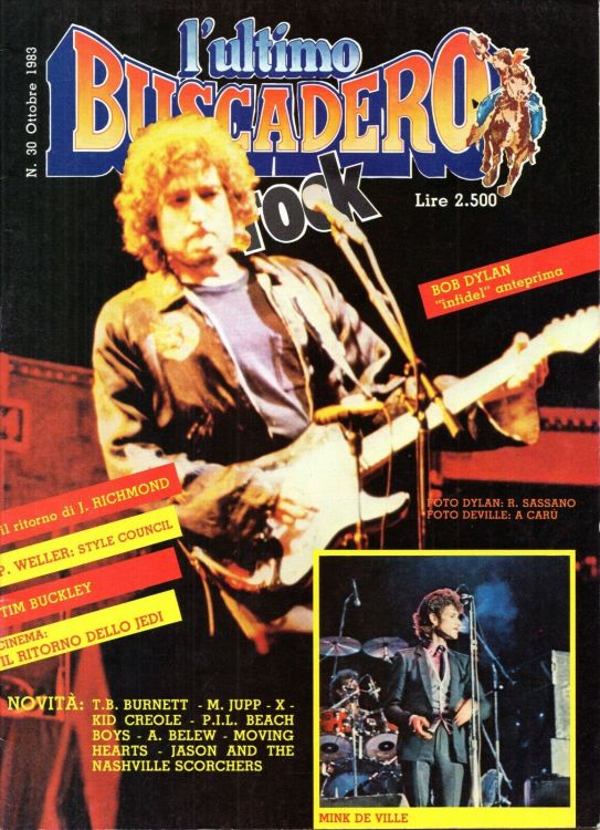 ultimo Buscadero magazine 30 Bob Dylan front cover