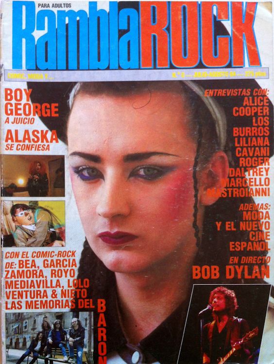 rambla rock magazine Bob Dylan front cover