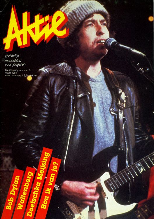 aktie 1984 magazine Bob Dylan front cover