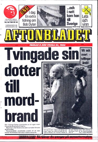 Ung Aftonbladet Bob Dylan front cover