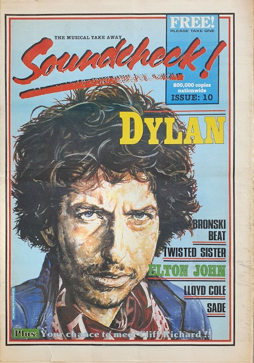 soundcheck! magazine Bob Dylan front cover