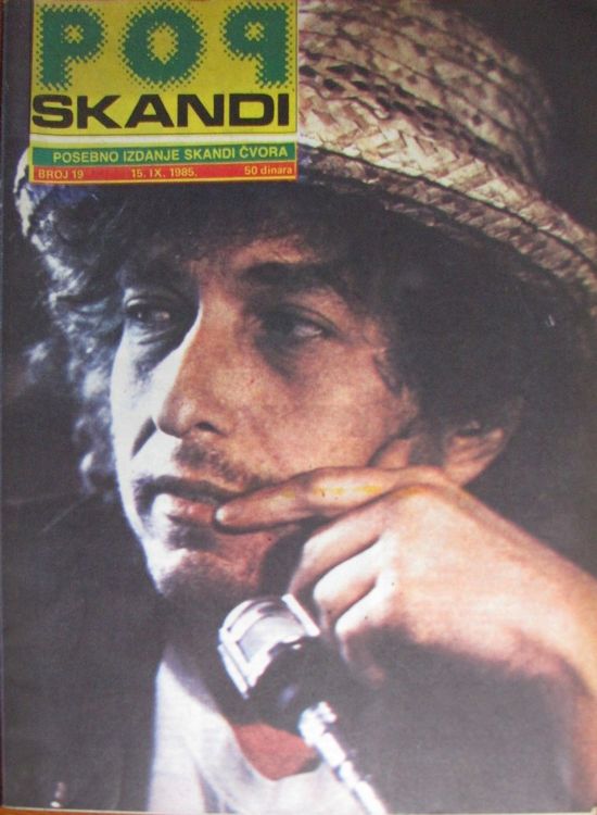 pop skandi magazine Bob Dylan front cover