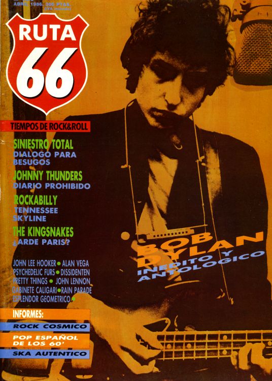 ruta 66 #6 magazine Bob Dylan front cover