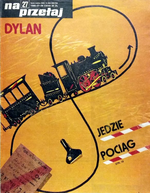 na przetaj magazine Bob Dylan front cover