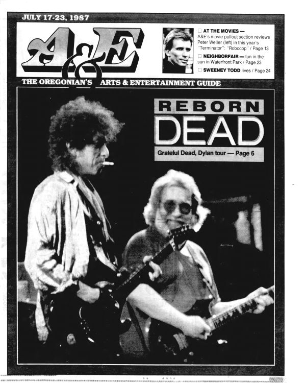 the oregonian Dylan front cover
