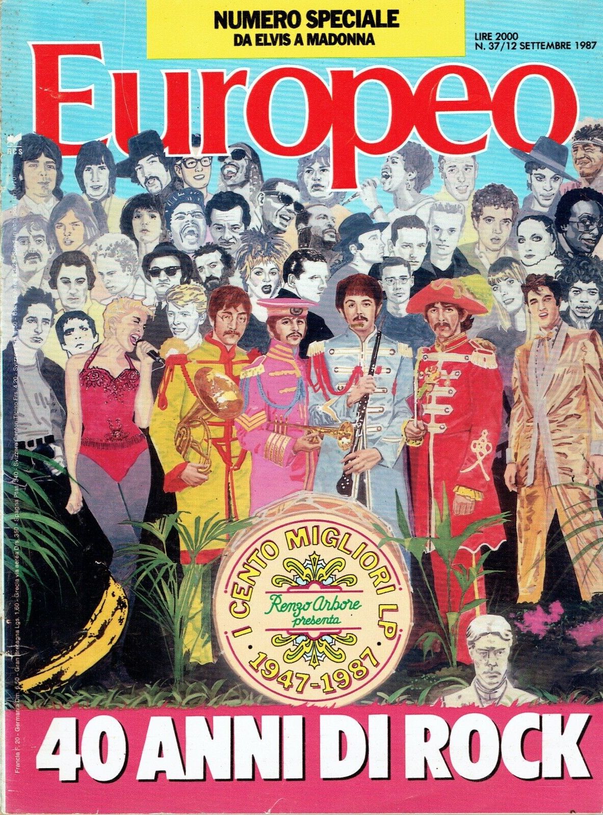 Europeo Bob Dylan front cover