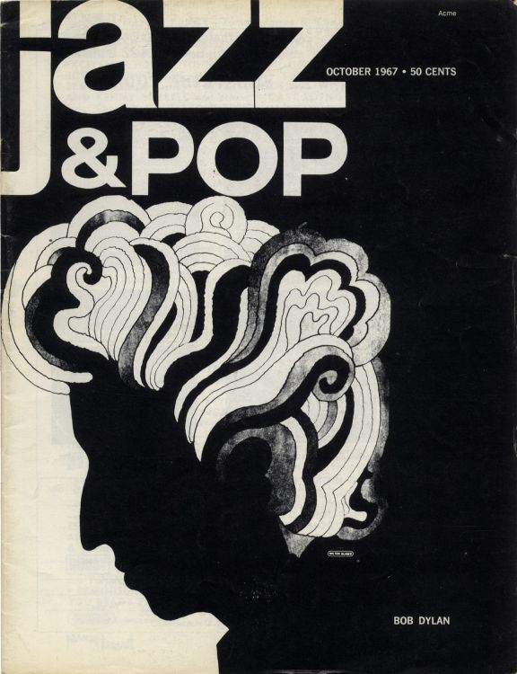 jazz & pop magazine Bob Dylan front cover