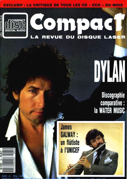 compact magazine Bob Dylan front cover