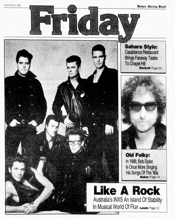 the herald sun Bob Dylan front cover
