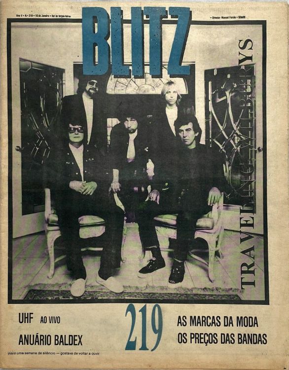blitz 1989 magazine Bob Dylan front cover