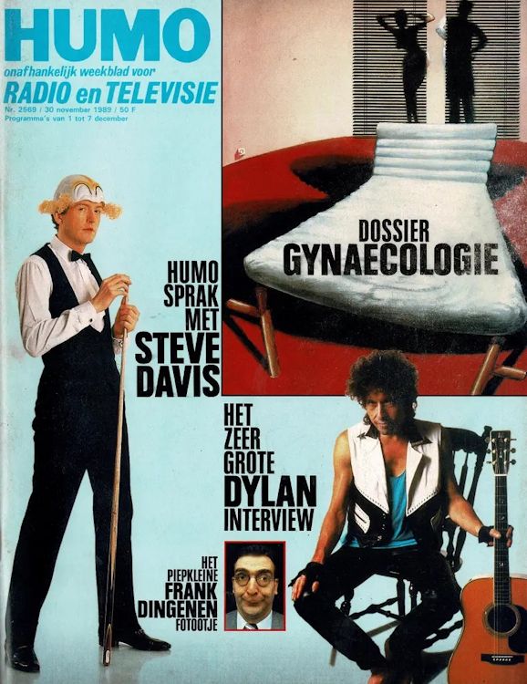 humo 1989 magazine Bob Dylan cover story