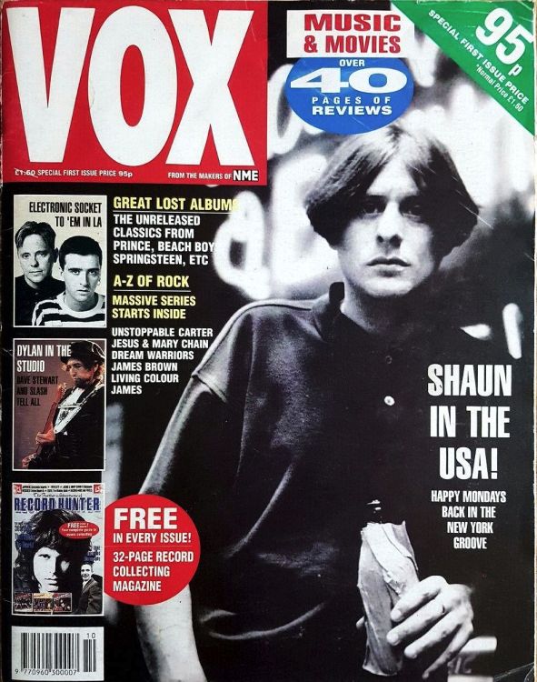 vox magazine Bob Dylan front cover