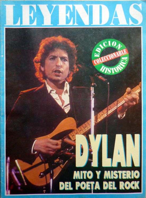 leyendas argentina magazine Bob Dylan front cover