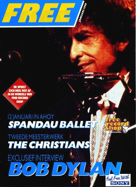 free holland magazine Bob Dylan front cover