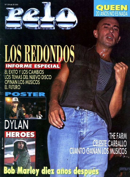 pelo 1991 magazine Bob Dylan front cover