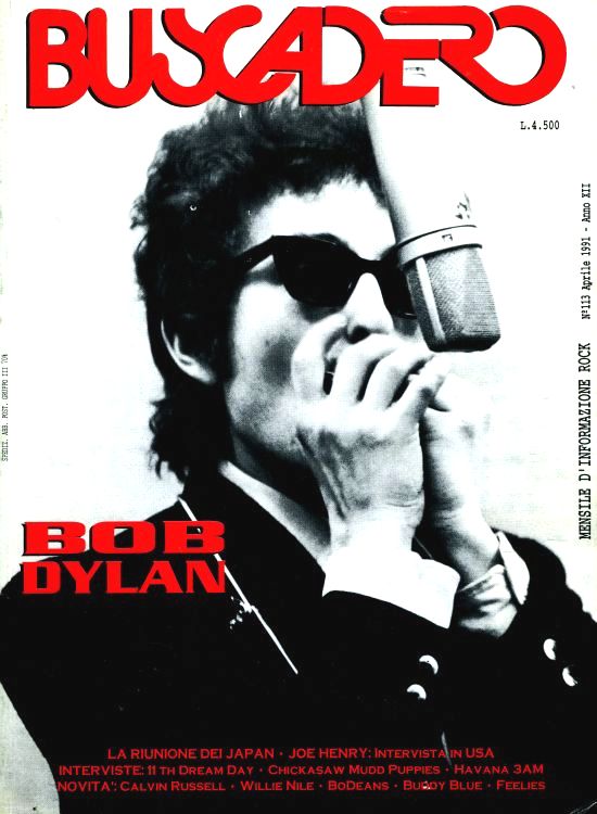 Buscadero magazine 113 Bob Dylan front cover