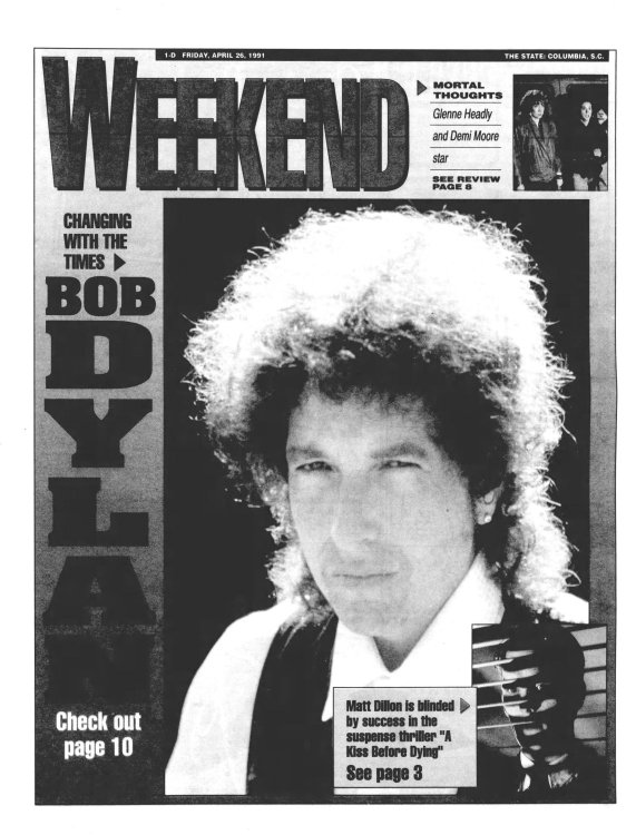 the state Bob Dylan front cover