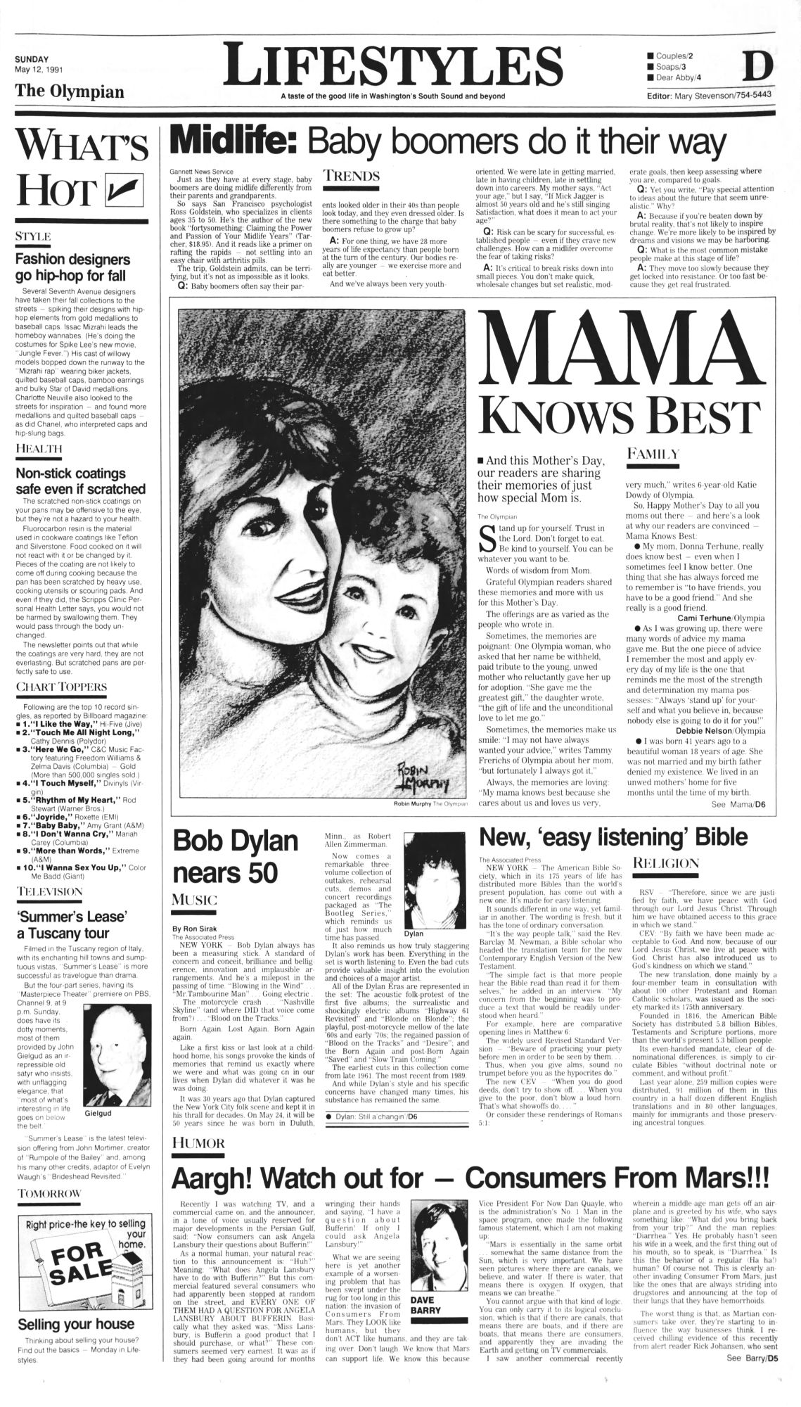 the olympian Bob Dylan front cover
