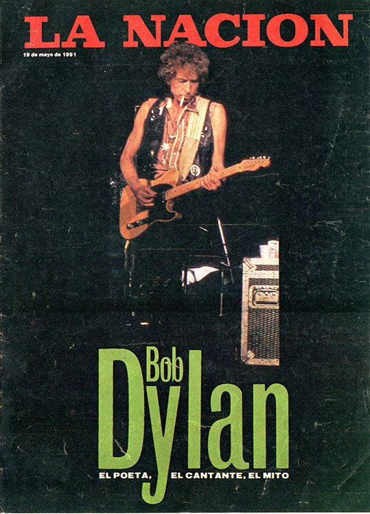 la nacion argentina 19 May 1991 Bob Dylan front cover