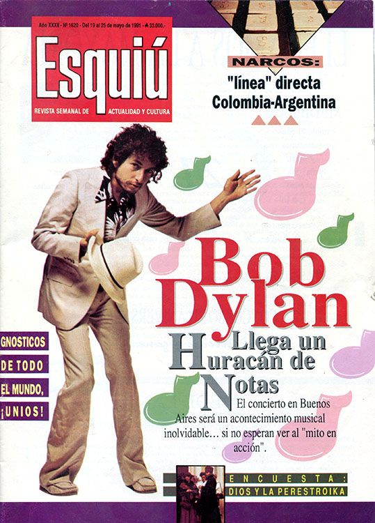 esquiu magazine Bob Dylan front cover