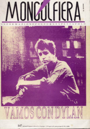 mongolfiera magazine Bob Dylan front cover