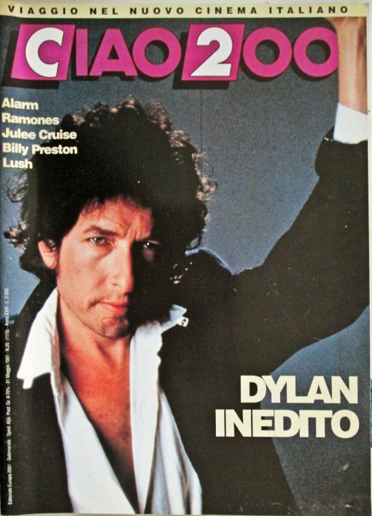 ciao 2001 20 magazine Bob Dylan cover story