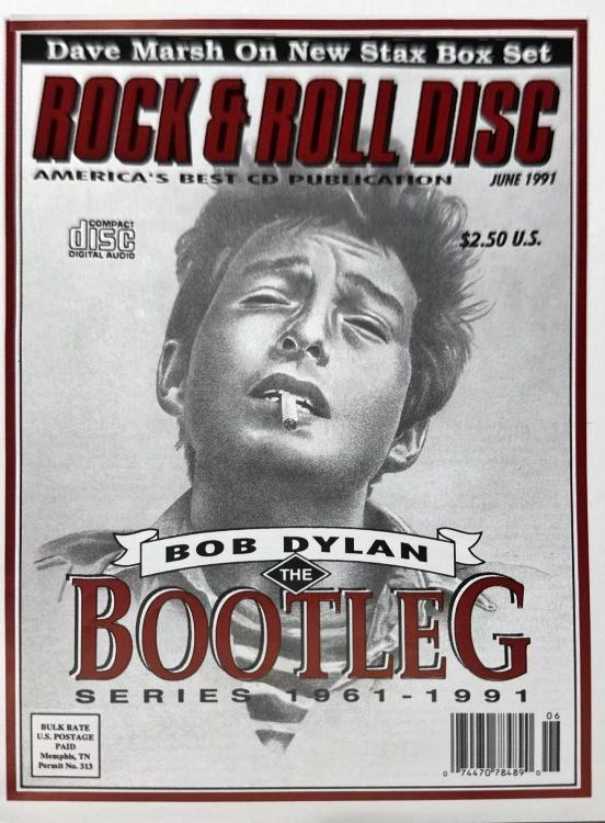 rock & roll disc magazine Bob Dylan front cover