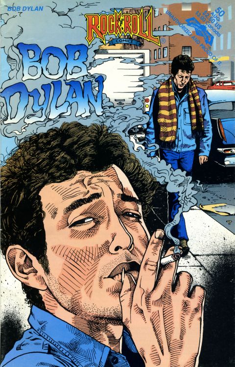 rock 'n' roll comics #50 magazine Bob Dylan front cover