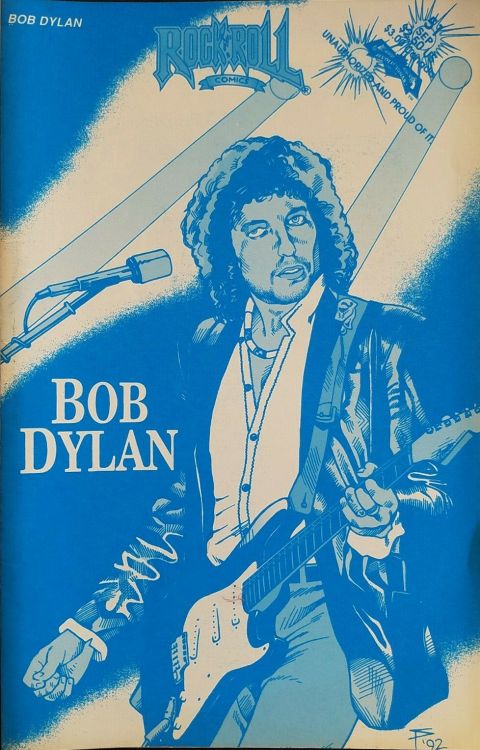 rock 'n' roll comics #51 magazine Bob Dylan cover story