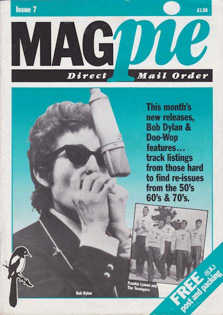 magpie #7 magazine Bob Dylan front cover