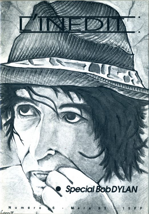 inédit magazine Bob Dylan front cover