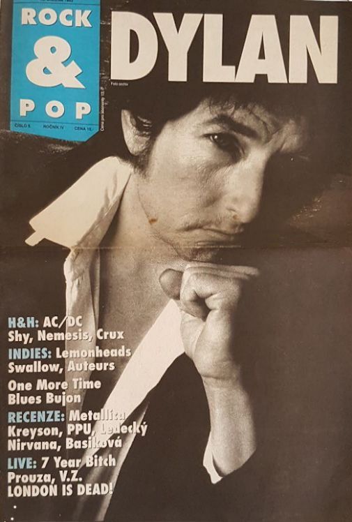 rock & pop 1993 magazine Bob Dylan front cover