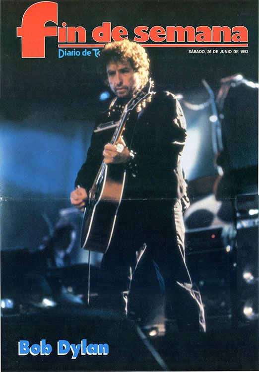 fin de semana magazine Bob Dylan front cover