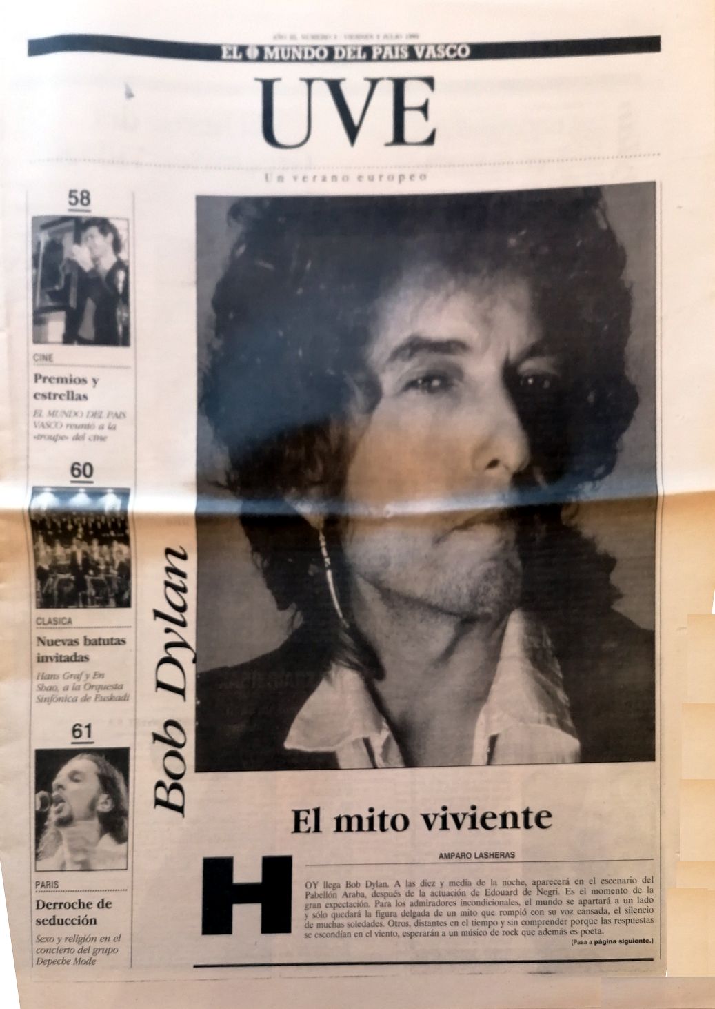 el mundo Bob Dylan front cover