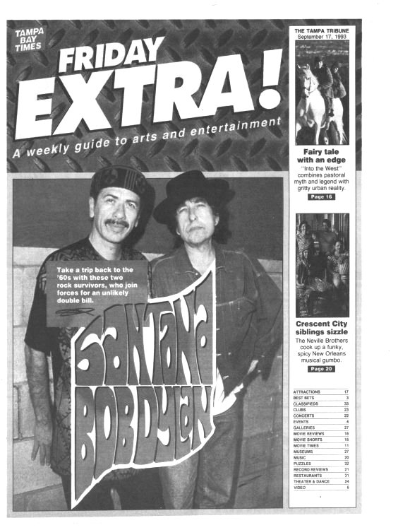 tampa tribune Dylan front cover