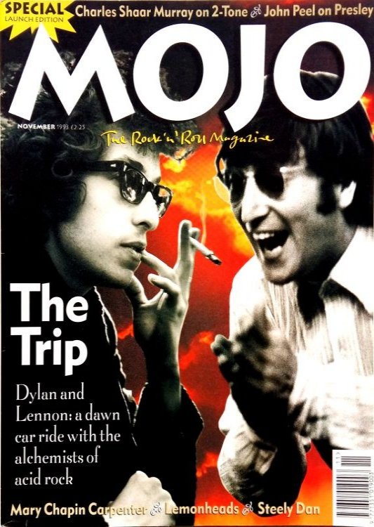 Mojo magazine November 1993 Bob Dylan front cover