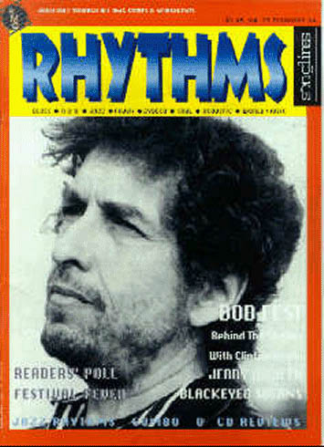 rythms australia #24 magazine Bob Dylan front cover