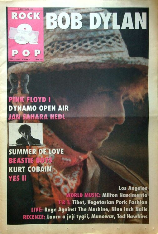 rock & pop 1994 magazine Bob Dylan cover story