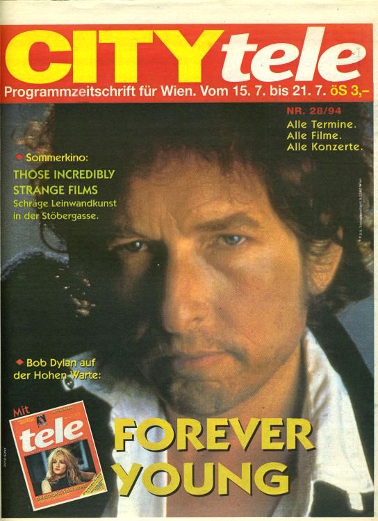 city tele magazine Bob Dylan front cover