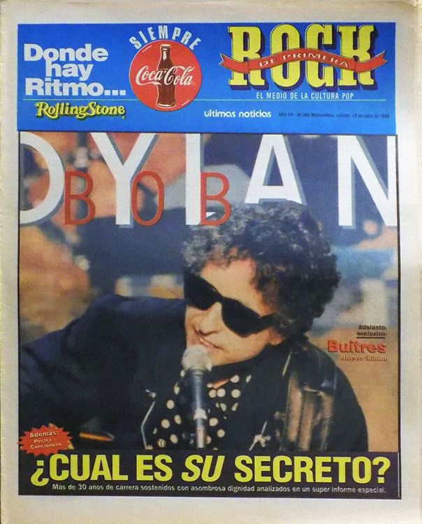 rock de primera 1995 magazine Bob Dylan front cover