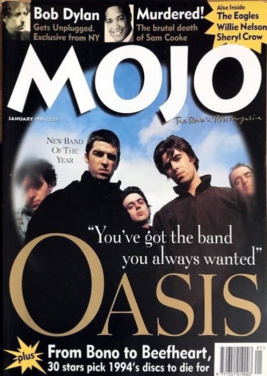 Mojo magazine January 1995 Bob Dylan front cover