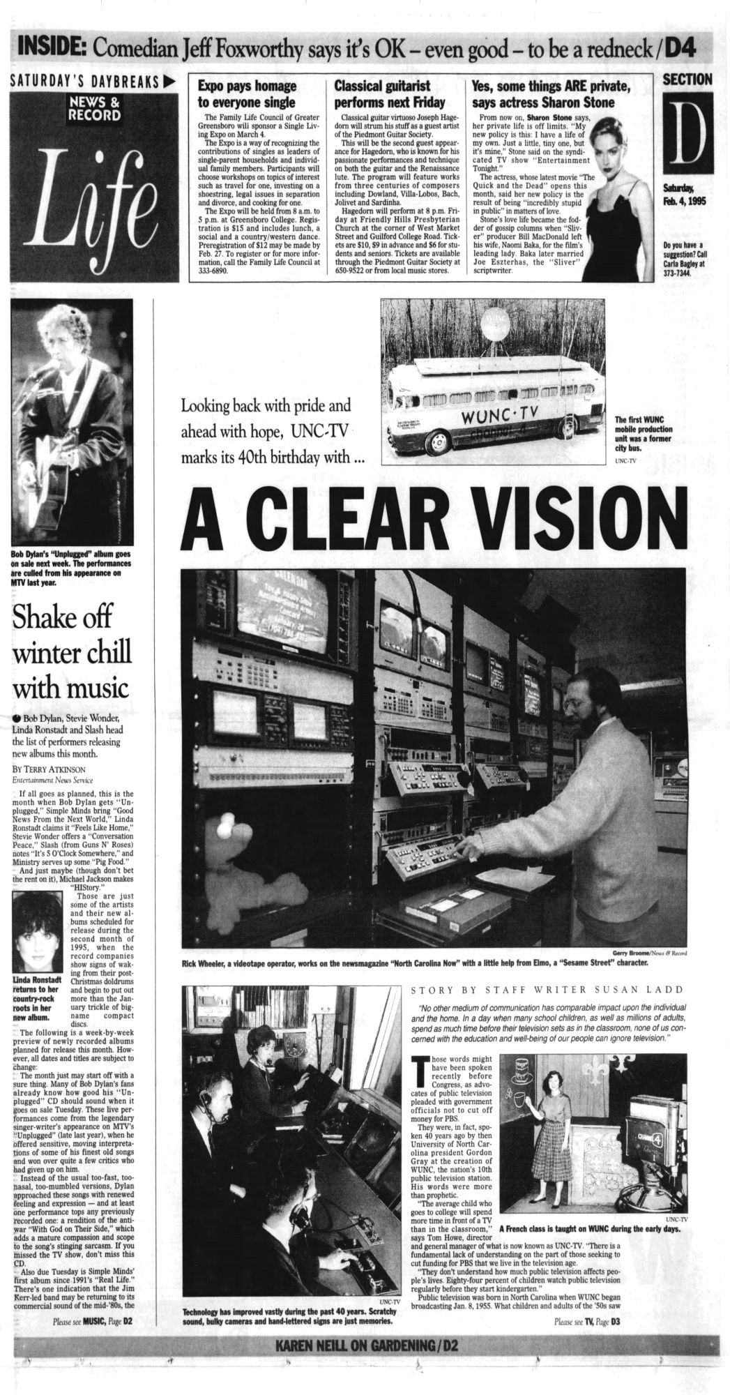 news & record supplement Bob Dylan front cover
